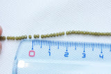 EP Perles toupies vert kaki, perles bijoux, perle cristal vert, fourniture créative, fil de 32cm, 3mm, x1 G3727