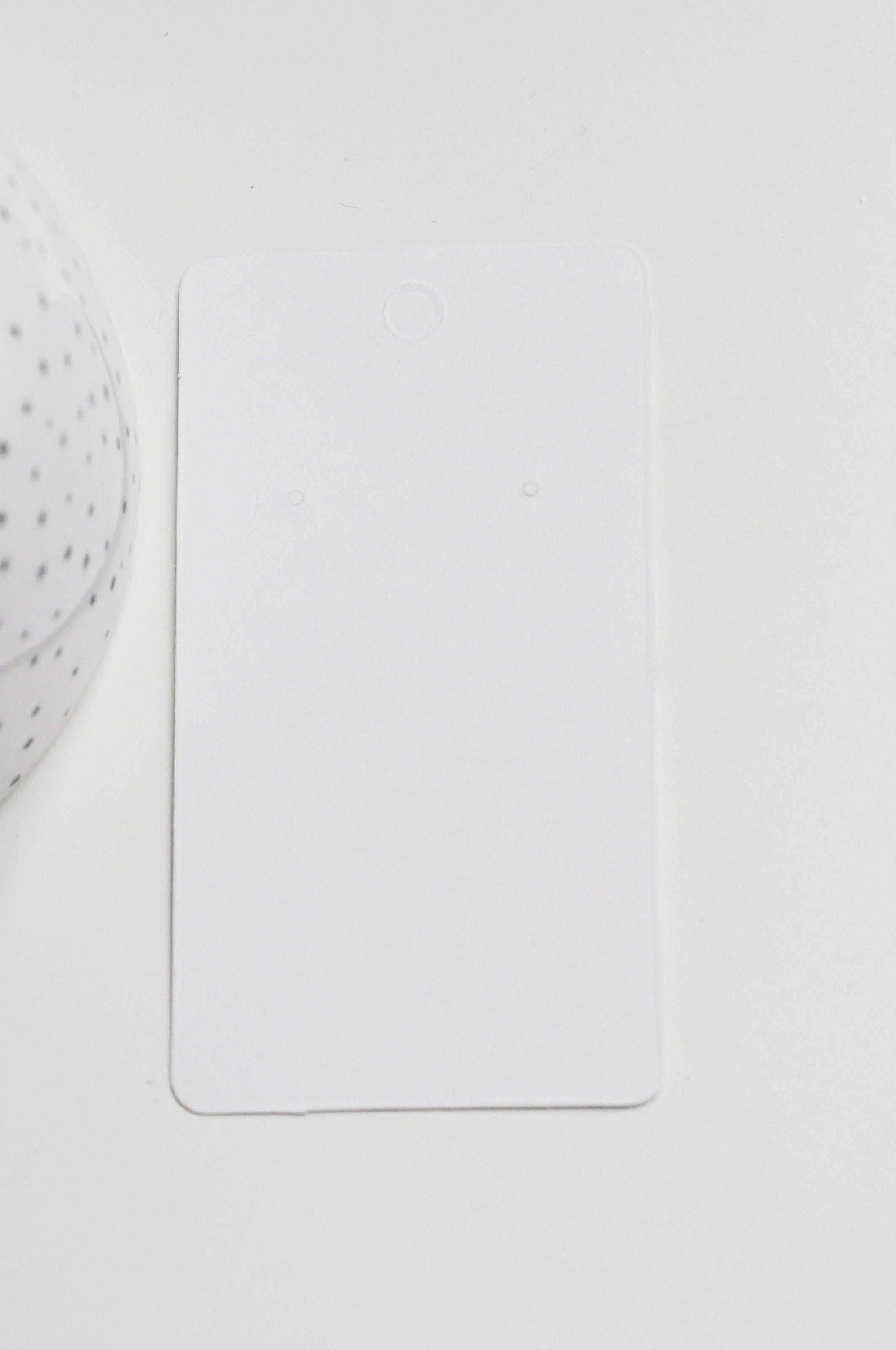 EP-Support carton marbré blanc boucles 9.5x5.5cm, x10 (G3636)
