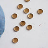 EP Supports de cabochons ronds 6mm, x 50