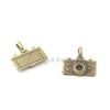 EP breloques Appareil Photo bronze, fourniture créative, pendentif bronze,sans nickel,apprêts bronze, création bijoux, breloque,2cm
