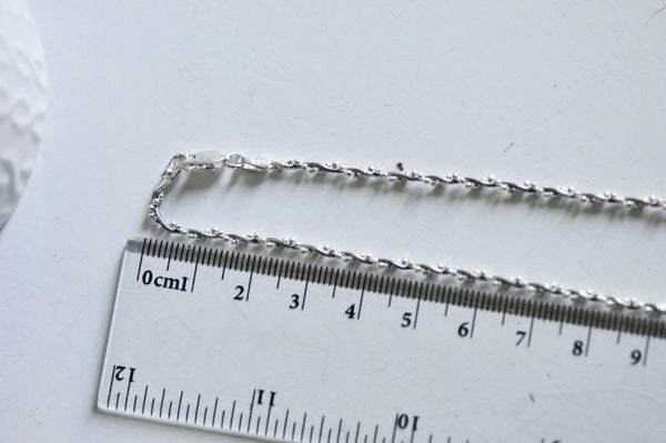 EP collier 2 couleurs argent massif,-chaine serpet,chaine complète,création collier,argent 925, création bijoux0.8mm,40cm-G0277