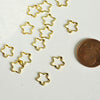 EP connecteurs étoile laiton doré, fournitures créatives, connecteurs laiton, pendentif géométriques, création bijoux, x 50,10mm,G2407