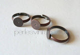 EP x 4 supports de bague réglables couleur Cuivre