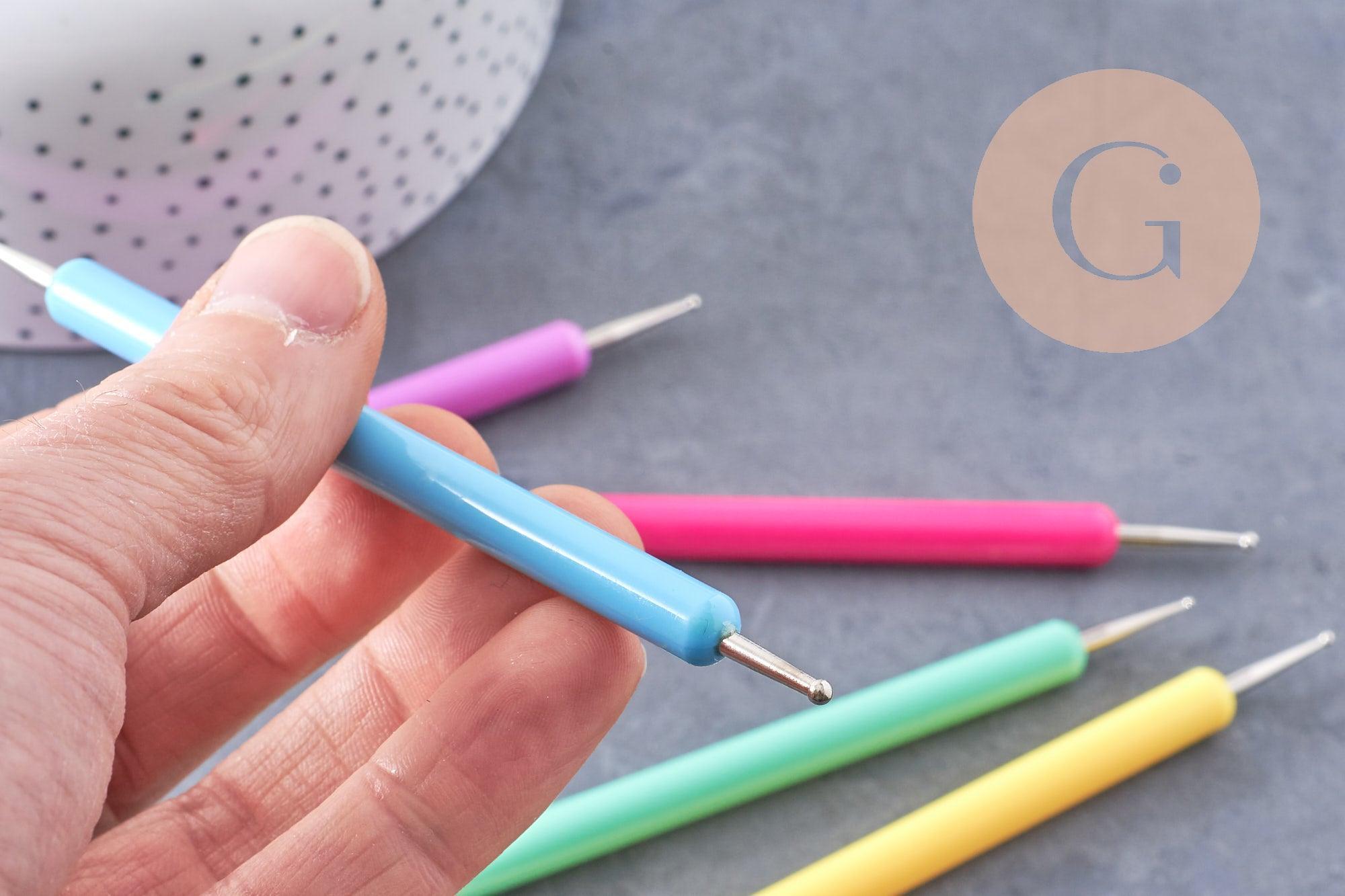 Ensemble de 5 Outils Polymère Multistage plastique multicolore– 13.2cm , x1 (G10263)