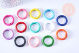 Fermoir mousqueton xxL rond en zamac coloré 25mm, x1 (G6654)