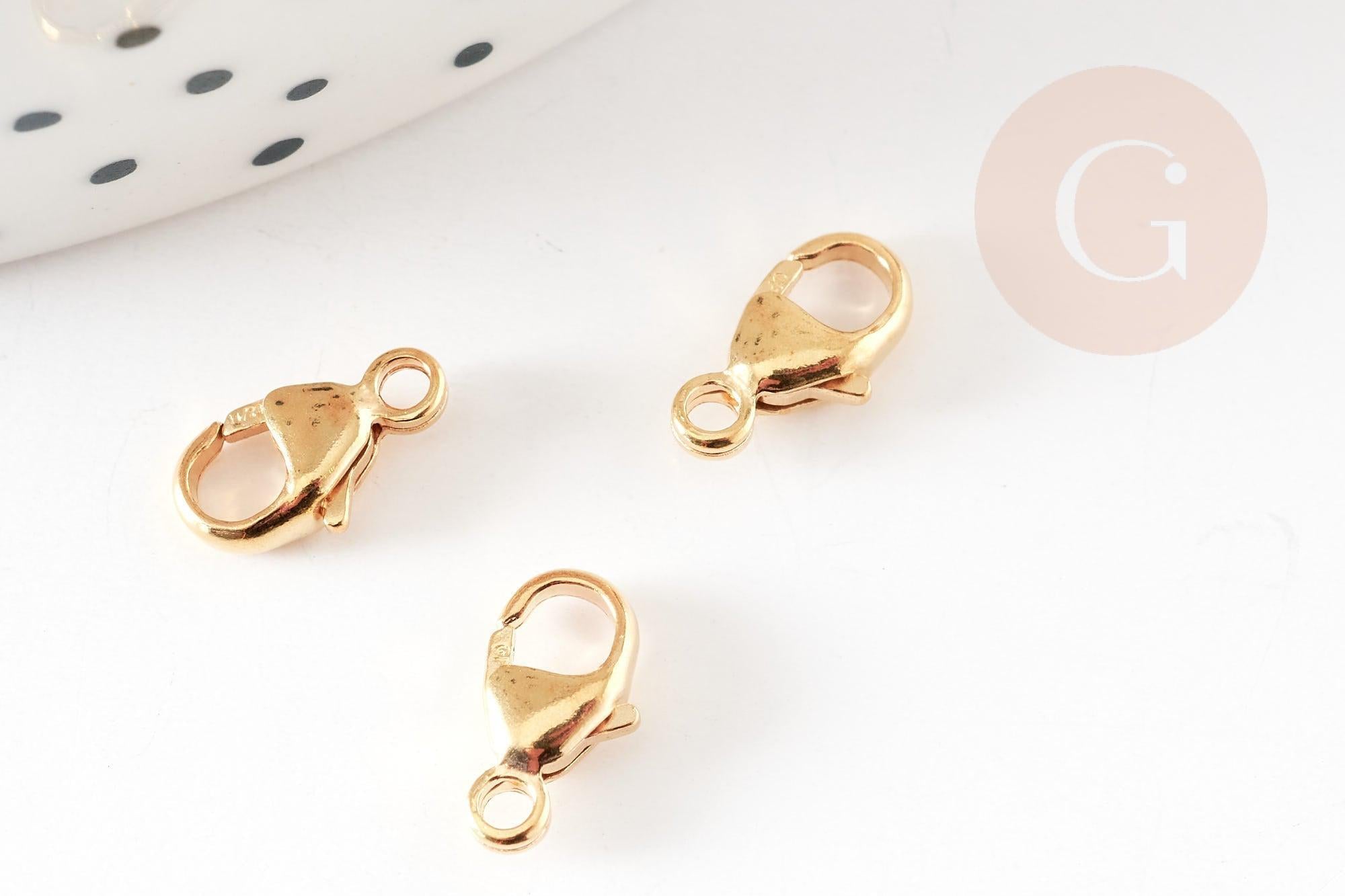 Fermoir pince homard gold-filled 14K 9.1mm, x1 (G9242)