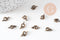 Fermoirs Marins laiton bronze 8mm, x10 (G10573)