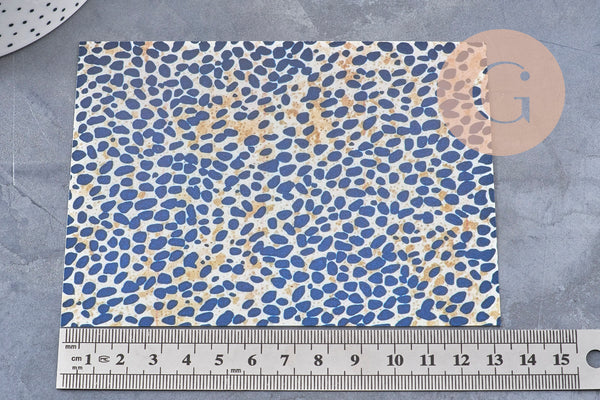 Feuille de transfert polymère – Motif Léopard 14x10 cm, x1 (G11009)