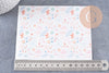 Feuille de transfert polymère – Motif fleuri 14x10 cm, x1 (G10761)
