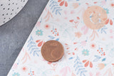 Feuille de transfert polymère – Motif fleuri 14x10 cm, x1 (G10761)