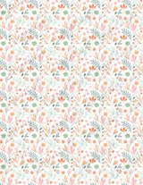 Feuille de transfert polymère – Motif fleuri 14x10 cm, x1 (G10761)