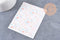 Feuille de transfert polymère – Motif fleuri 14x10 cm, x1 (G10761)