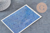 Feuille de transfert polymère – Série bleue 14x10.5 cm, x1 (G10958)