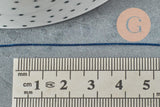 Fil bleu marine à brode-couture nylon 0.8mm, x10 Mètres (G1380)