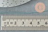 Fil bleu métallisé nylon à broder-couture-bijoux 0.8mm, x5 Mètres (G0505)