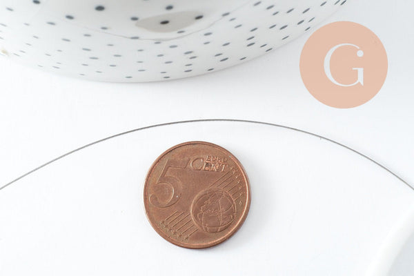 Fil câblé gainé acier inoxydable 0.5mm, x1 bobine de 50 mètres (G9770)