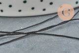 Fil couture noir nylon à broder-couture-bijoux 0.8mm, x10 Mètres (G4805)