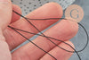 Fil couture noir nylon à broder-couture-bijoux 0.8mm, x10 Mètres (G4805)