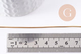 Fil d'acier 304 inoxydable doré IP inoxydable 1.2mm, x1 mètre (G9842)