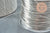 Fil d'acier 304 inoxydable platine argenté 0.7mm, x1 mètre (G9601)