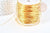 Fil d'acier doré 304 inoxydable IP 0.8mm, x1 mètre (G8373)