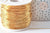 Fil d'acier inoxydable doré IP 0.6mm, x1 mètre (G7700)