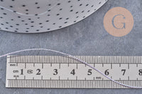 Fil de couture bleu irisé métallisé 0.6mm, x 10m (G0974)