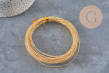 18K Gold Plated Copper Twisted Wire 1mm, x1 meter (G11243)