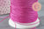 Fil rose fuchsia métallisé 0.8mm, x 1 mètre (G2315)