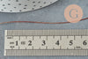 Fil rouge or métallisé en polyester 0.4mm,fil Couture, broderie,fil or,fil métallique, bobine de 50 mètres, x1 G5942