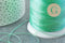 Fil vert irisé métallisé 0.6mm, x5 ou x10 Mètres (G9604)