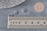 Large 304 stainless steel silver-plated bail 5.5mm, x10 (G11266)