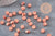 Granulés cire cuivre nacré à cacheter, fourniture pour sceaux personnalisés pour sceaux et invitations de mariage DIY, x100 (G3974)