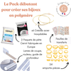 DOUBLON Kit Débutant pâte polymère - Créez vos premières créoles Interchangeables