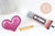 Kit Ma broche coeur coloré à créer, x1 (G9399)