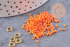 Kit de perles rocaille façon Miyuki Mix jaune-orange, x1 (G9190)