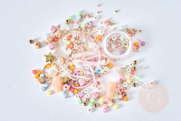 Kit mix de perles pastel Ete sucré x1 (G8165)