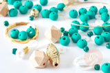 Kit mix de perles vertes Matcha Time, Coffrets et kits pour la création de bijoux fantaisie DIY, x1 (G8345)