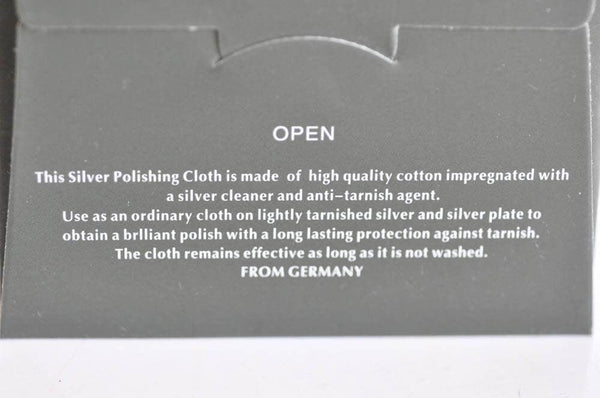 Lingette polisseur nettoyage bijou 7.5cm, anti-ternissement, x1 (G0061)