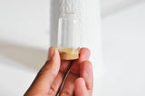 Mini cloche en verre et support en liège 44.5mm, x1 (G1687)