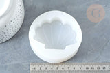 Moule en silicone coquillage bougie savons bijoux 9.2cm, x1 (G7328)