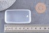 Moule en silicone rectangle pendentif 66.5mm, x1 (G10166)