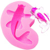 Moule silicone poisson carpe koi résine patisserie savon bougie 73mm, x1 (G4972)