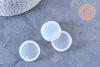 Moules en silicone pour création pendentif rond 25mm, x1 (G5792)