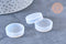 Moules en silicone pour création pendentif rond 25mm, x1 (G5792)
