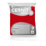 Pâte polymère Cernit METALLIC - Rouge x56g (G10960)