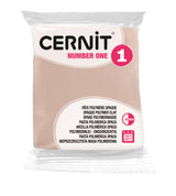 Pâte polymère Cernit Number one opaque - Rose beige x56g (G10422)