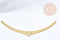 Pendentif Connecteur Ethnique laiton brut pour collier 14.3mm, création collier DIY x1 G8319