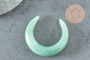 Pendentif Lune aventurine Pendentif bijou,pendentif pierre,pierre naturelle,aventurine naturelle,pierre non percee,30mm, x1 G0546