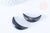 Pendentif Lune corne noire naturelle 47x10mm, pendentif lune en corne naturelle noire, piercing écarteur corne naturelle x1 - G6486
